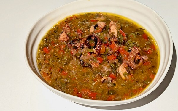 Basque-style octopus braise