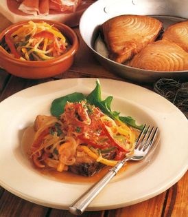 Basque-style tuna