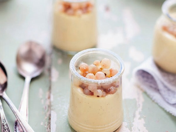 Basque vanilla pudding