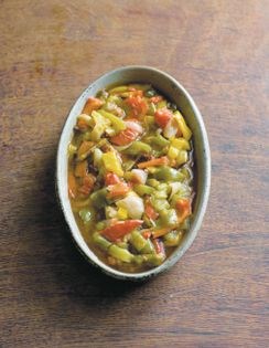 Basque vegetable stew (Piperade)