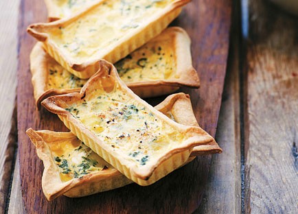 Bathers' leek tartlet