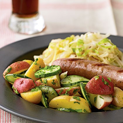 Bavarian potato-cucumber salad