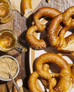 Bavarian soft pretzels