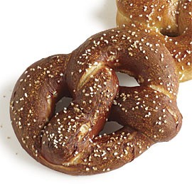 Bavarian-style soft pretzels