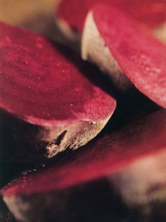 Bavarois of beetroot with smoked eel