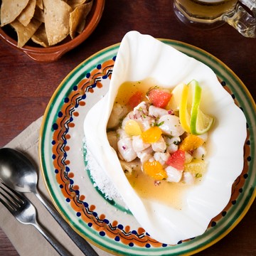 Bay scallop ceviche (Ceviche de callos de almeja)