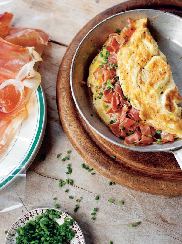 Bayonne ham omelette