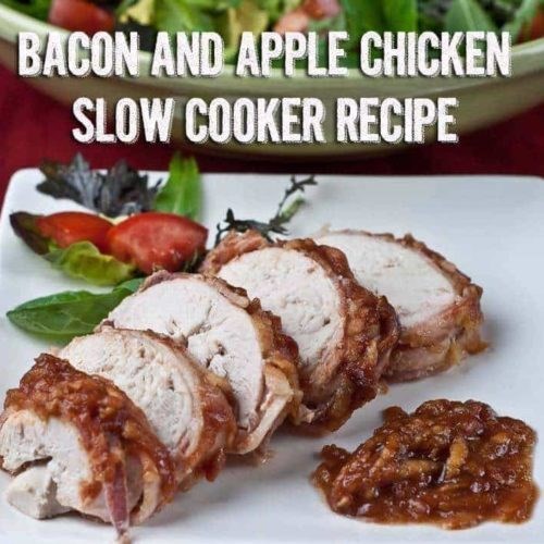BBQ bacon-apple chicken