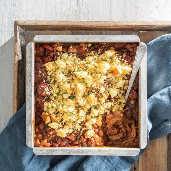 BBQ baked bean casserole