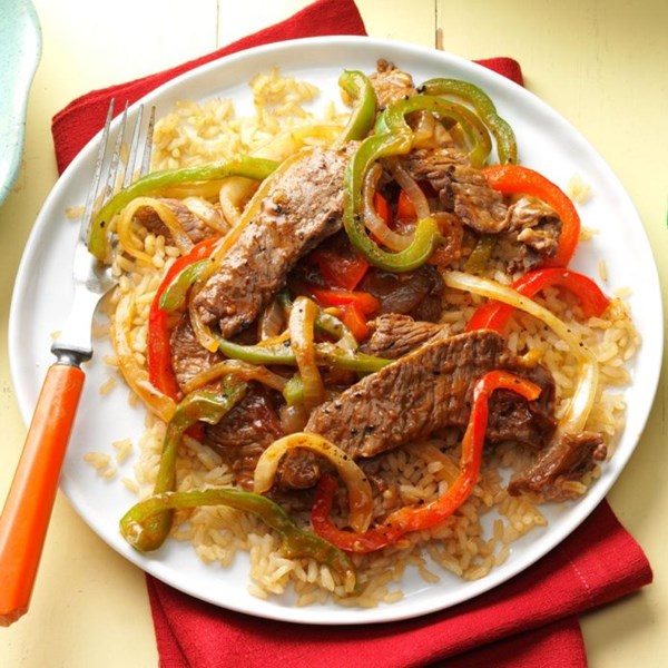 BBQ beef & vegetable stir-fry