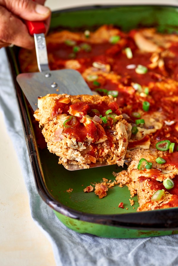 BBQ chicken casserole