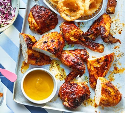 BBQ chicken platter