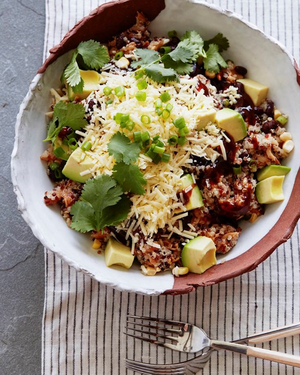 BBQ chicken quinoa salad