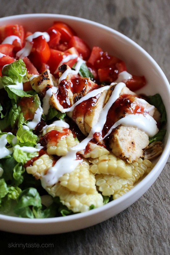 BBQ chicken salad