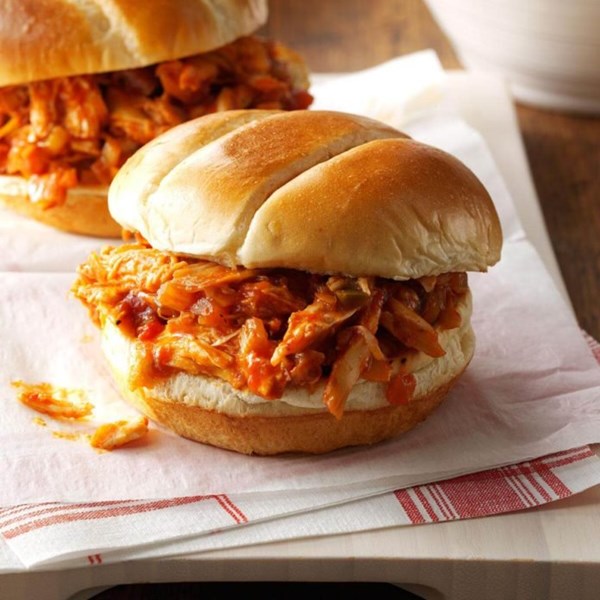 BBQ chicken sandwiches
