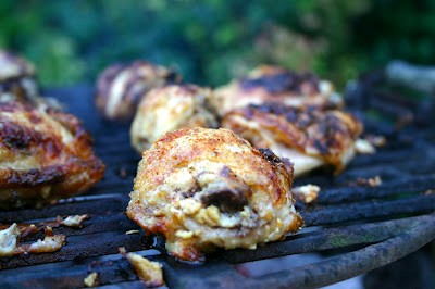 BBQ chicken thigh curry with yoghurt and Ainsley Harriott's cous cous