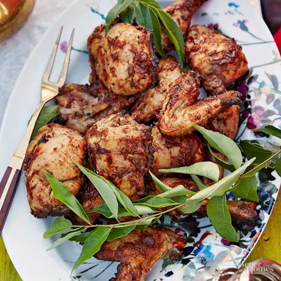BBQ chicken with chaatpati chutney