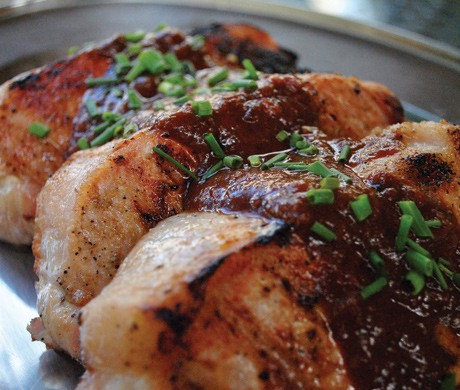 BBQ Freaks tamarind-glazed pork chops