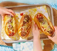 BBQ meatball subs