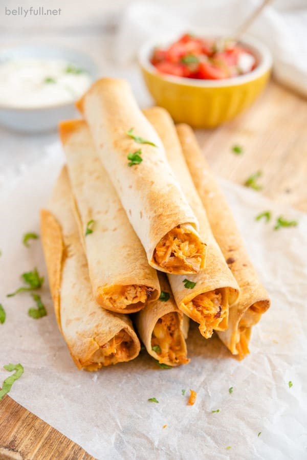 BBQ pork taquitos