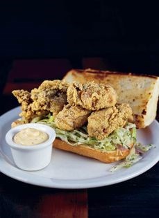 BBQ pulled-pork sandwich