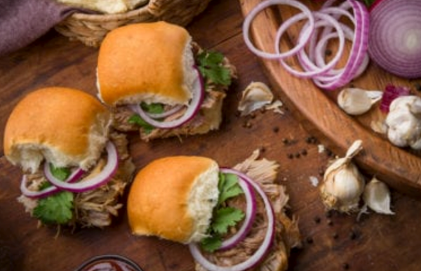 BBQ pulled pork sandwiches