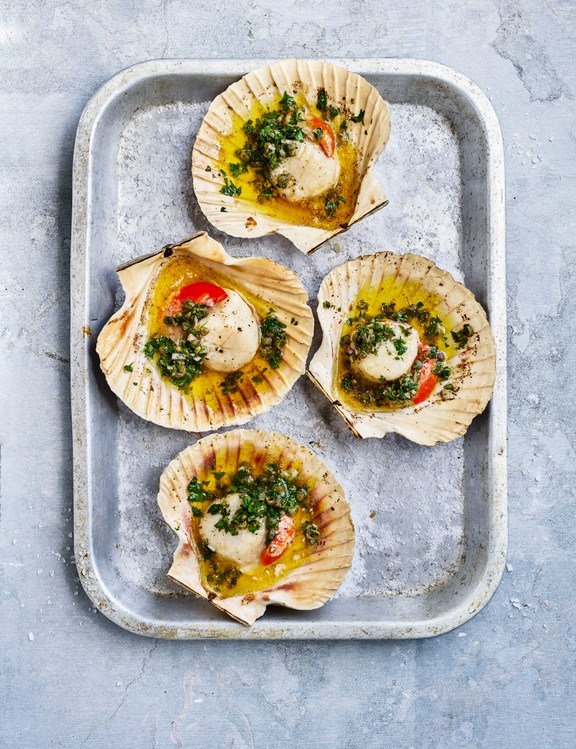 BBQ scallops