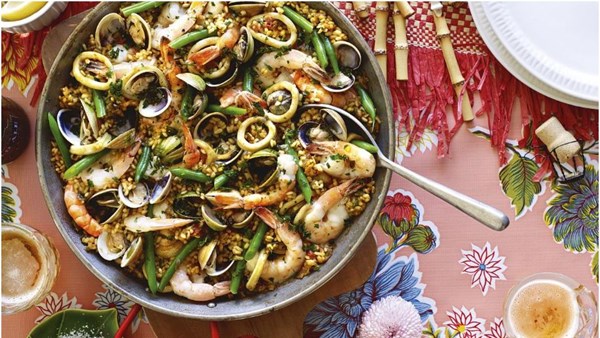 Beach paella