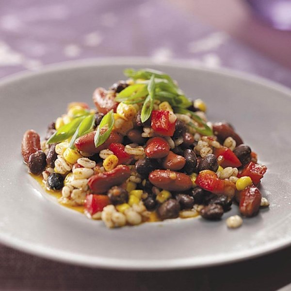 Bean & barley salad 