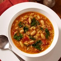 Bean & barley soup