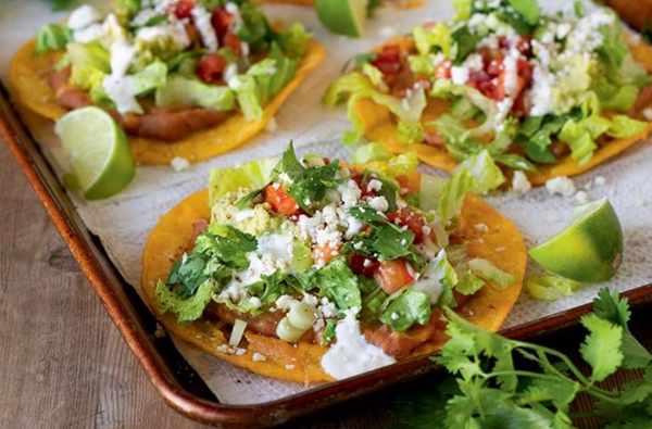 Bean & cheese tostadas