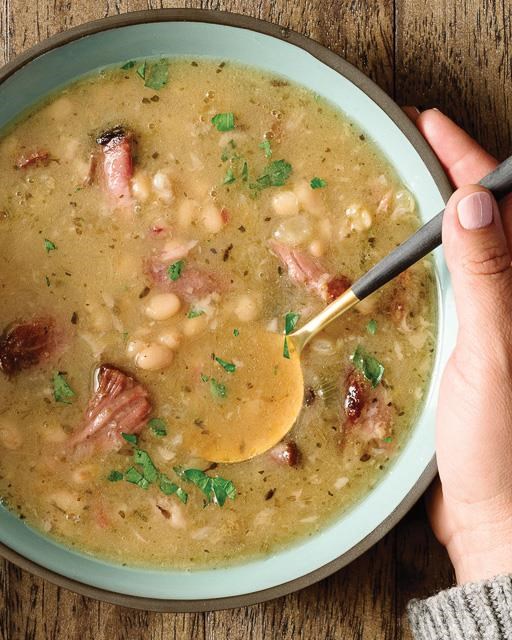 Bean & ham hock stew