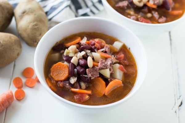 Bean and chorizo soup