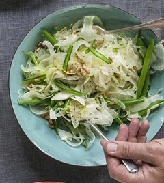 Bean and fennel salad