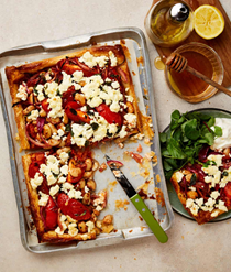 Bean and feta puff