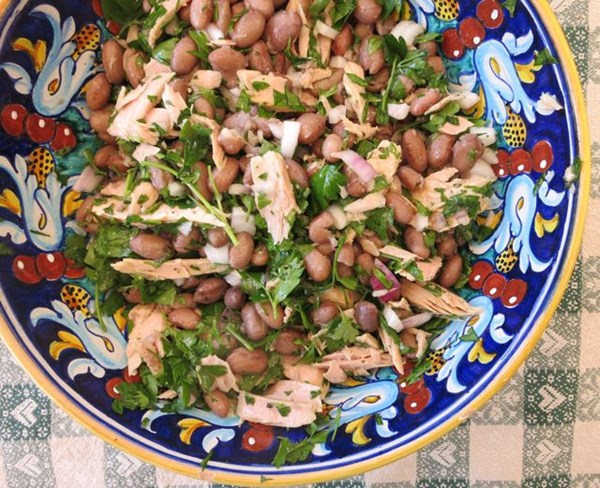 Bean and tuna salad