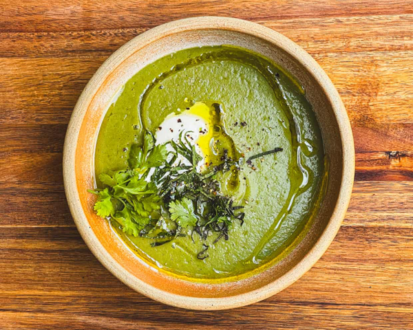 Bean pod soup