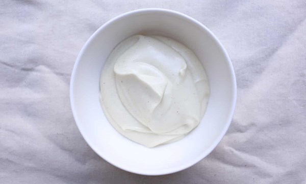 Bean water mayonnaise