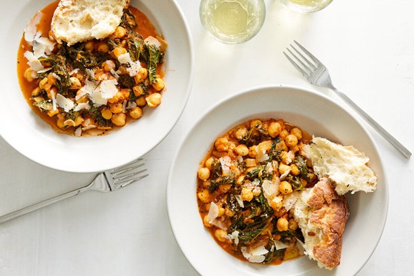 Beans and greens alla vodka [Ali Slagle]