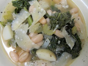 Beans and greens soup