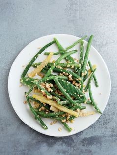 Beans, cashews, lemon and ginger