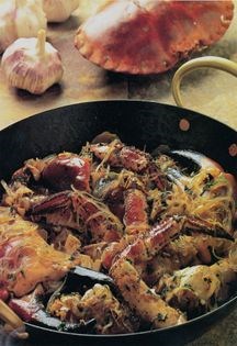 Beanthread crab casserole