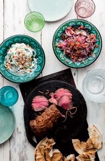 Beautiful beef mezze
