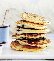 Beautiful berry pancakes