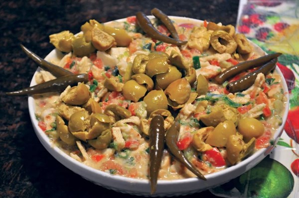 Beautiful salad (Salata milaaha/fatt malaahi)