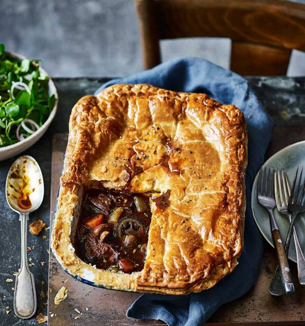 Beef & ale pie with pickled walnuts [The Fordwich Arms]