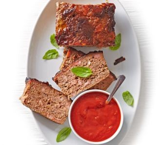 Beef & bacon meatloaf 