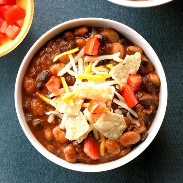 Beef & bean taco chili