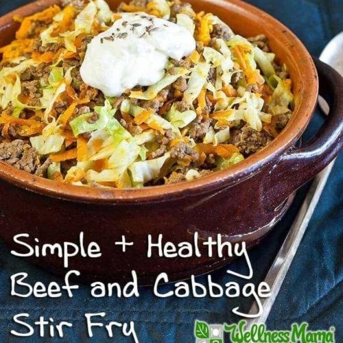 Beef & cabbage stir-fry