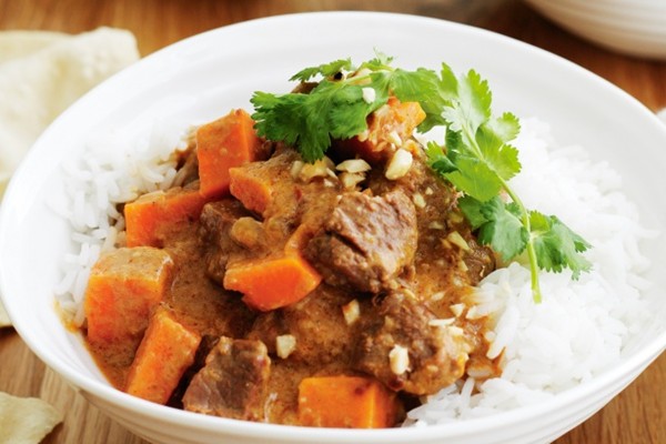 Beef & kumara curry